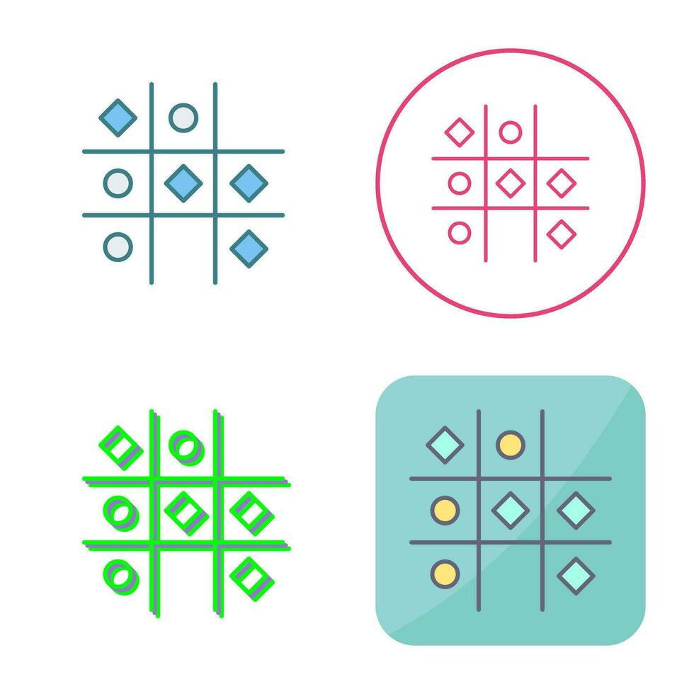 Tic Tac Toe Vector Icon