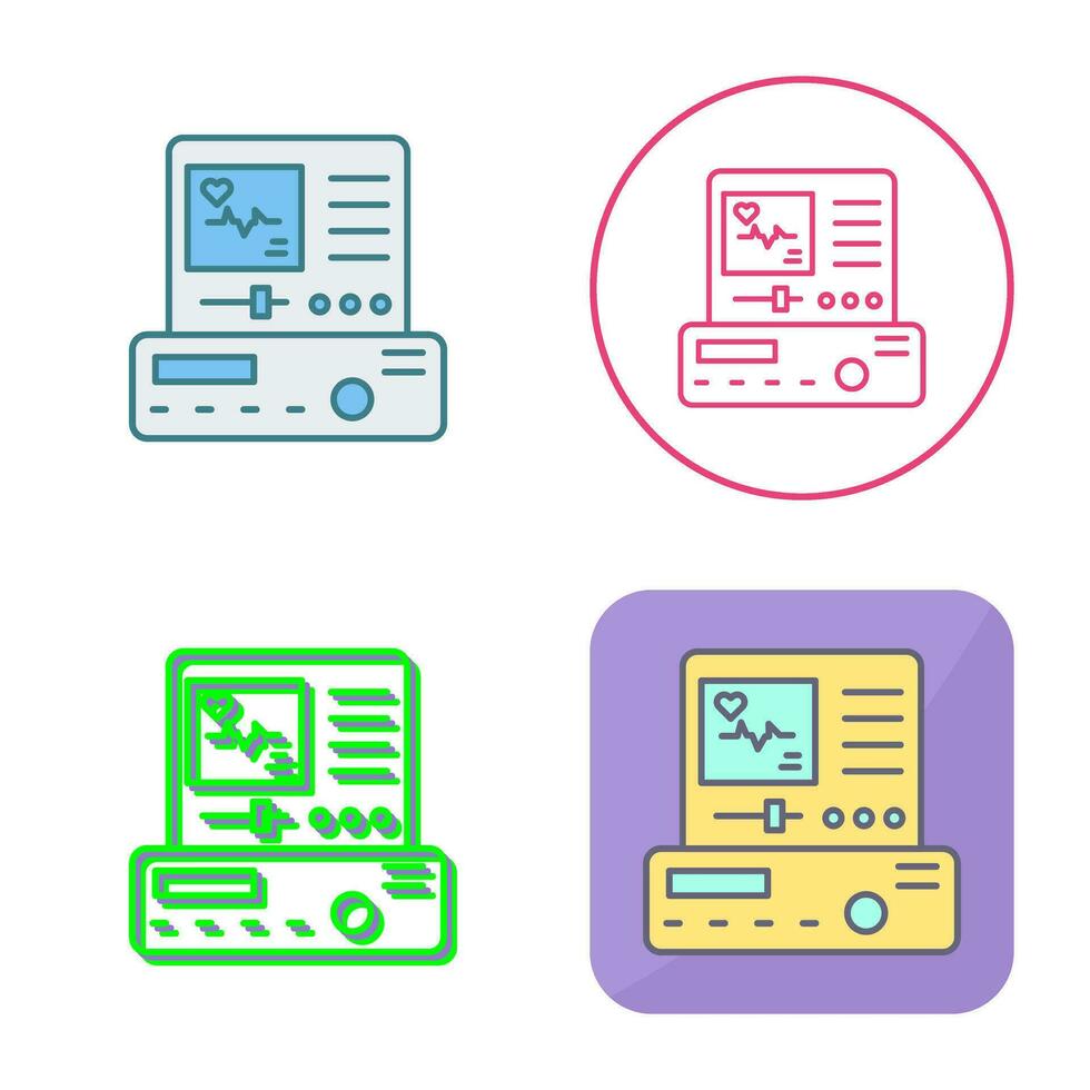 Electrocardiogram Vector Icon