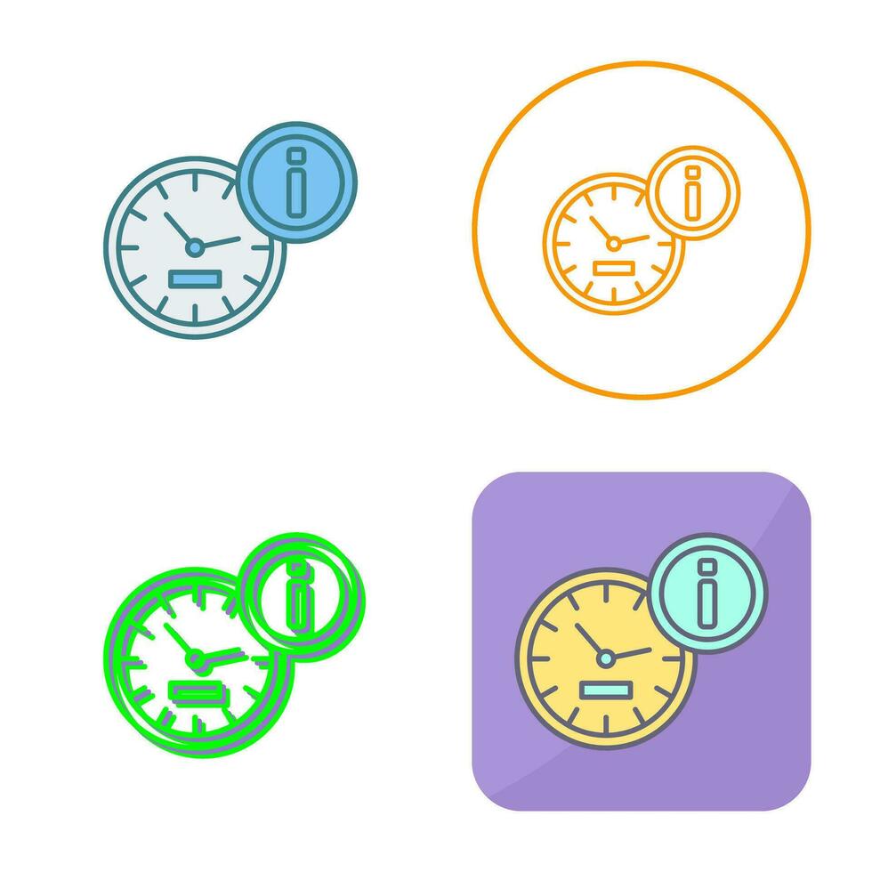 Clock Vector Icon