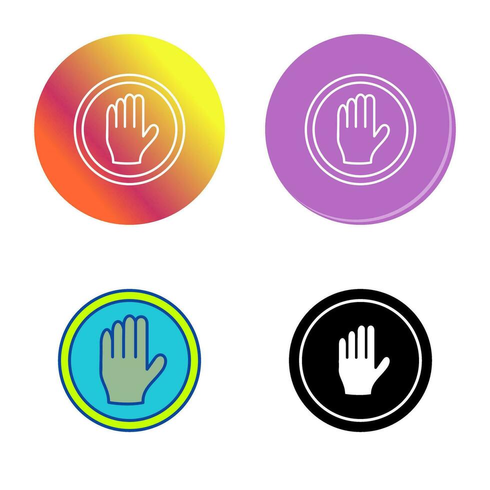 Halt Vector Icon