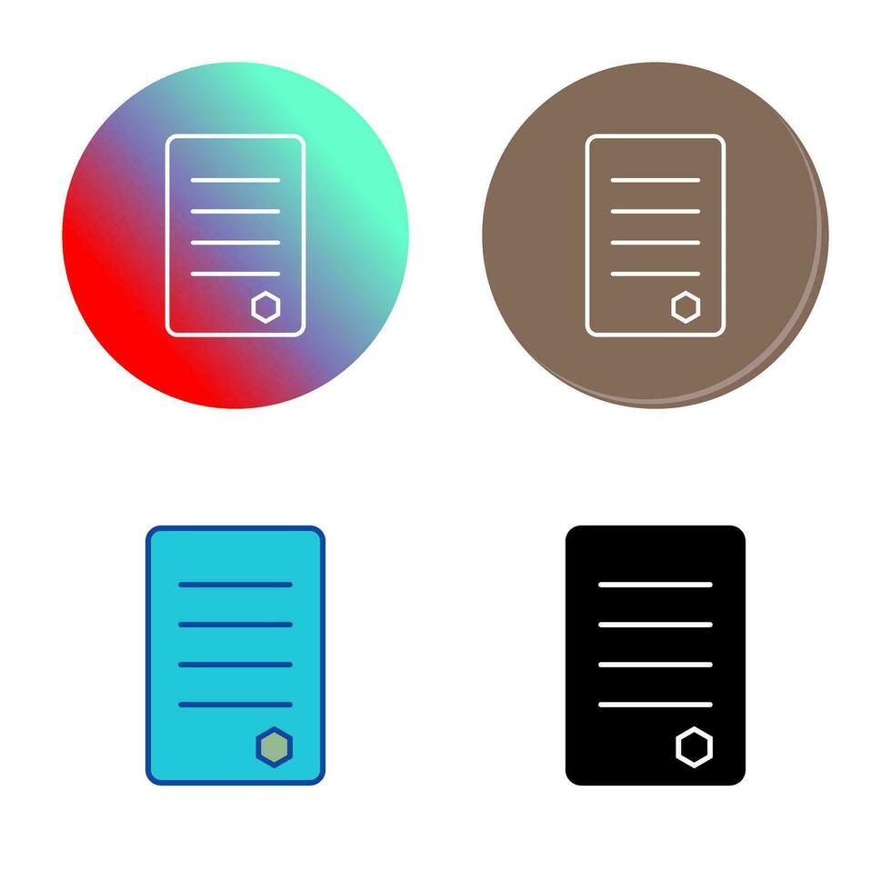 Unique Reports Vector Icon
