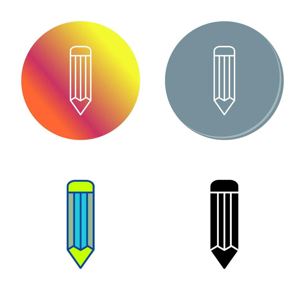 Unique Pencil Vector Icon