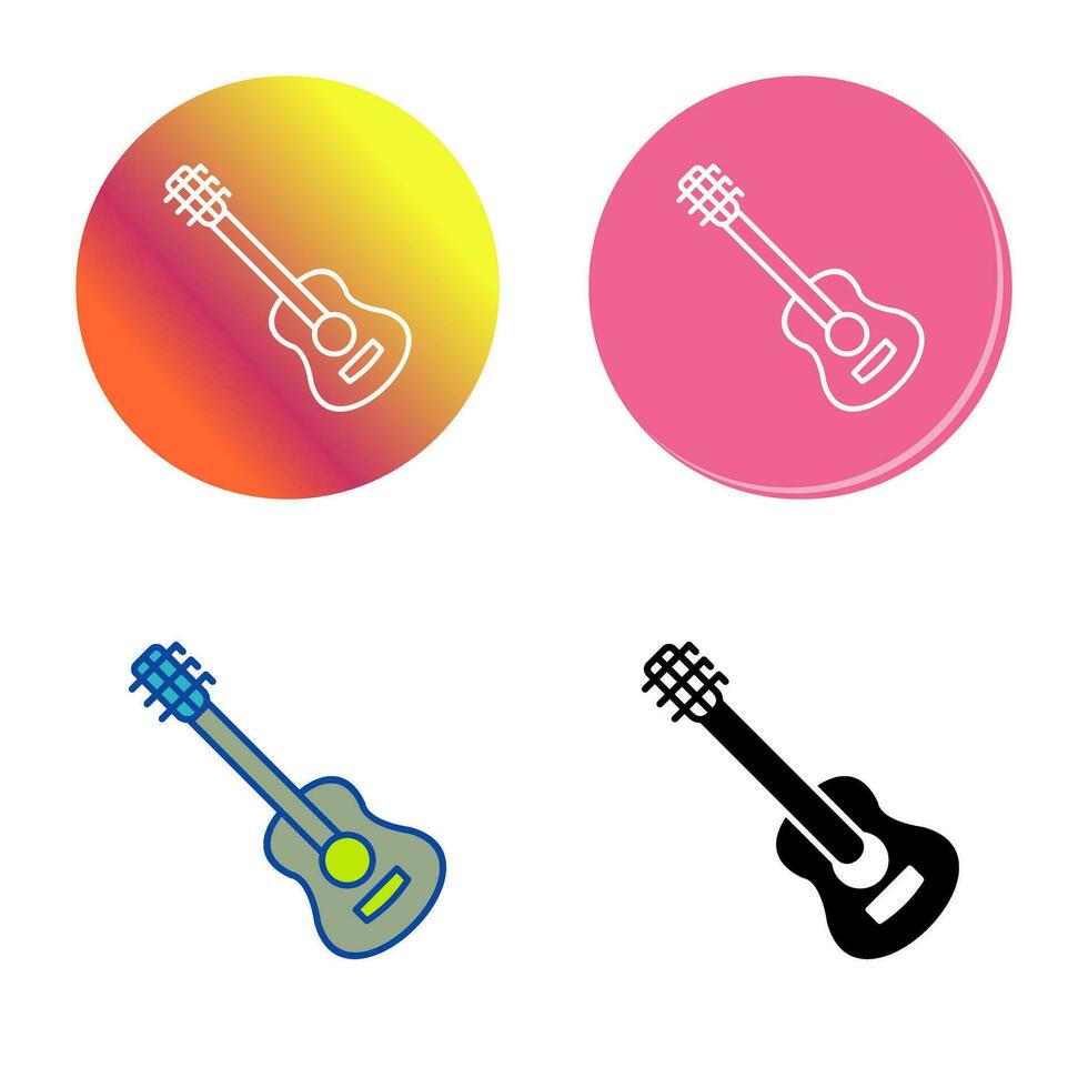 icono de vector de guitarra