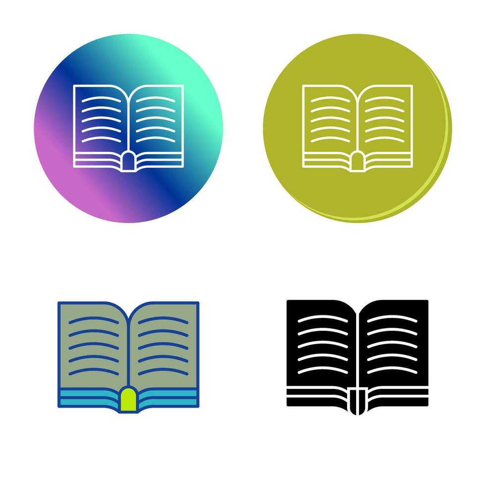 icono de vector de libro