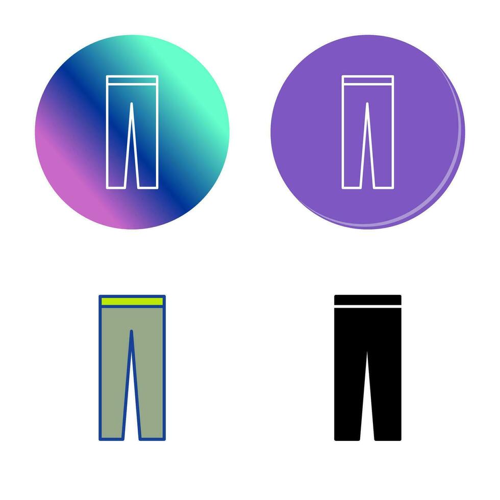 icono de vector de pantalones