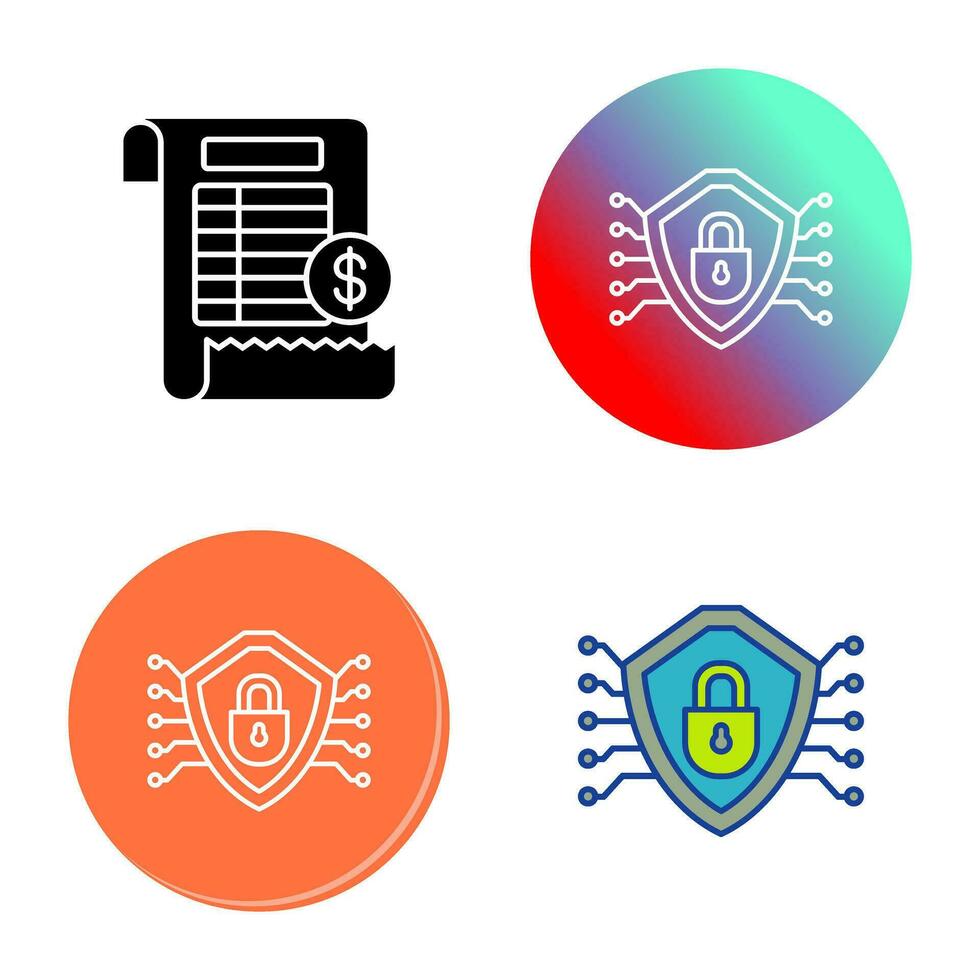Cyber Security Vector Icon
