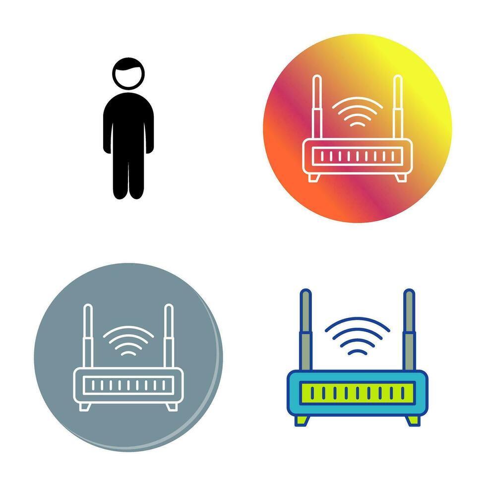 Wifi Router Vector Icon