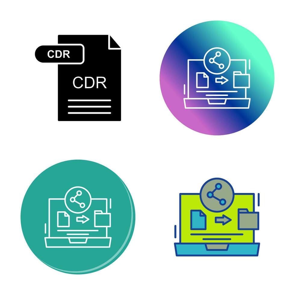 File Share Vector Icon