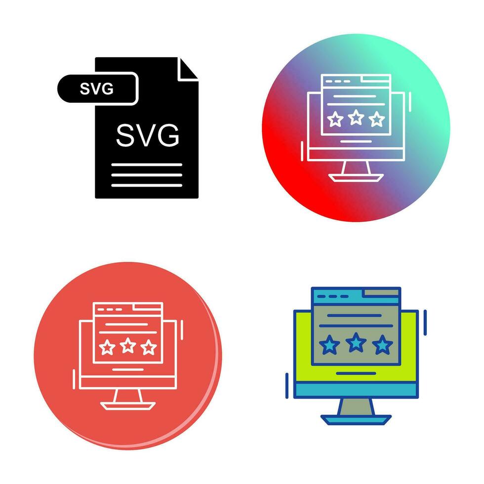 Webpage Quality Vector Icon