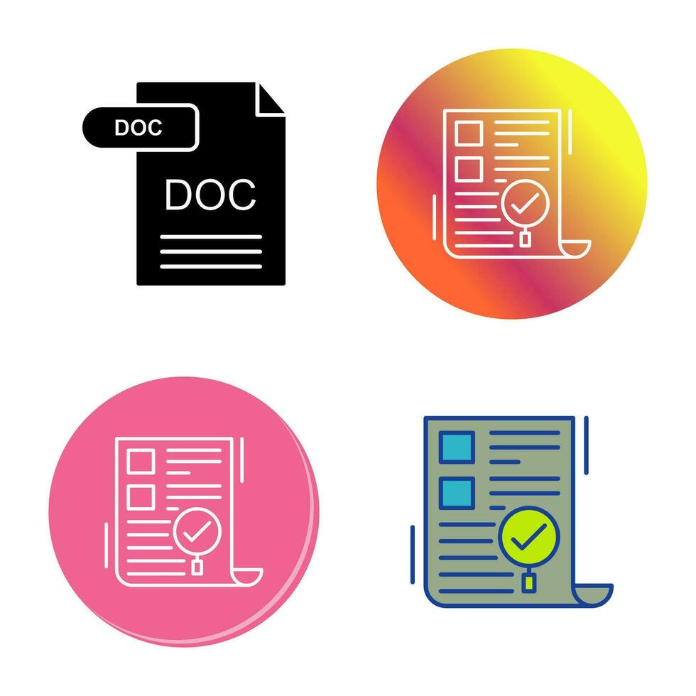 SEO Audit Vector Icon