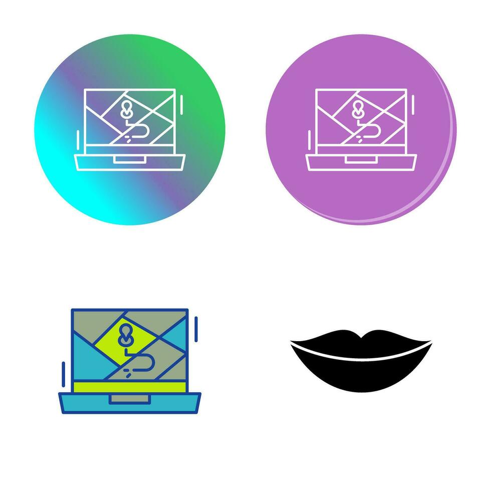 Google Map Vector Icon