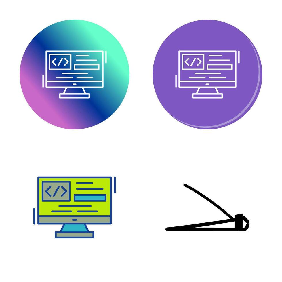 Coding Vector Icon