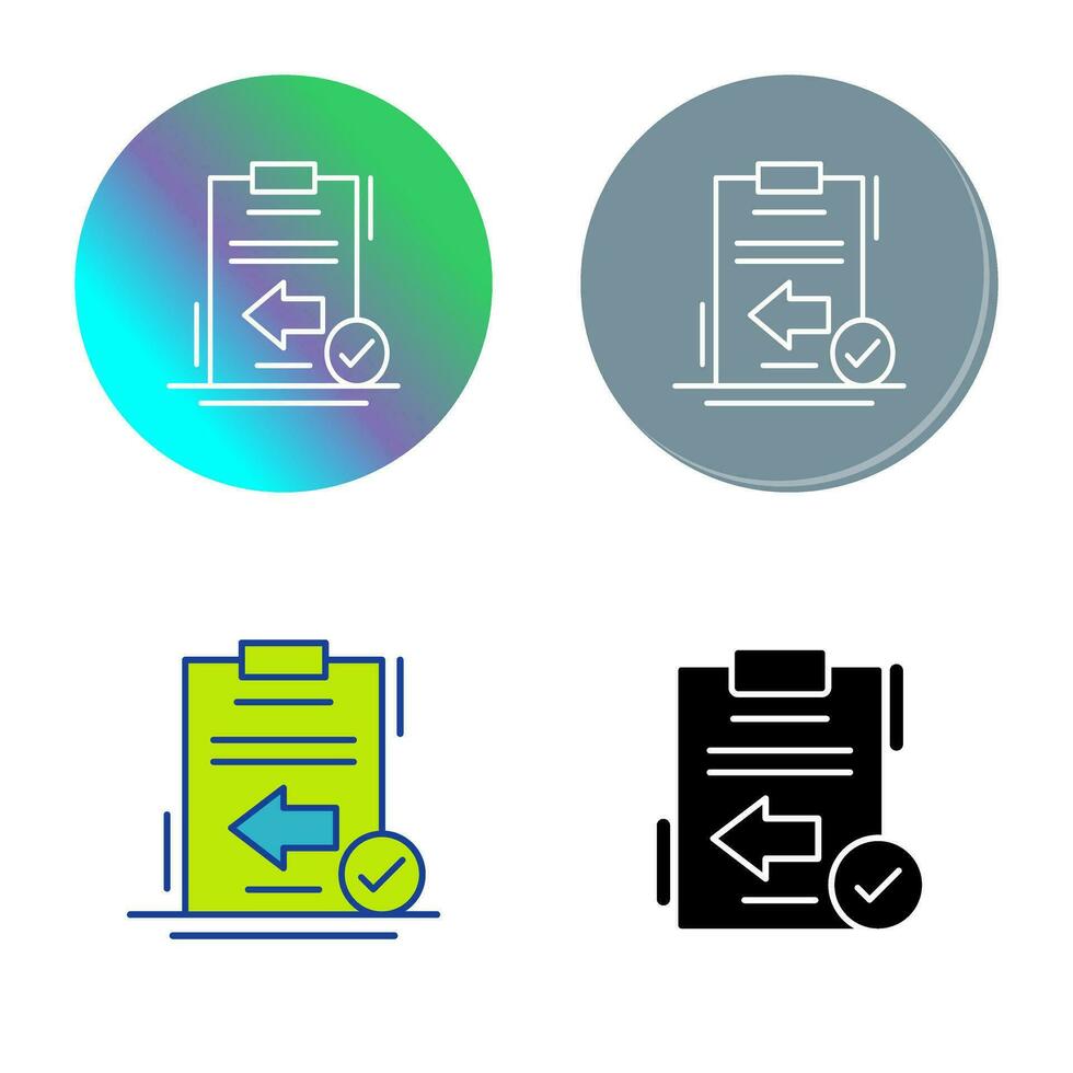 Return Vector Icon