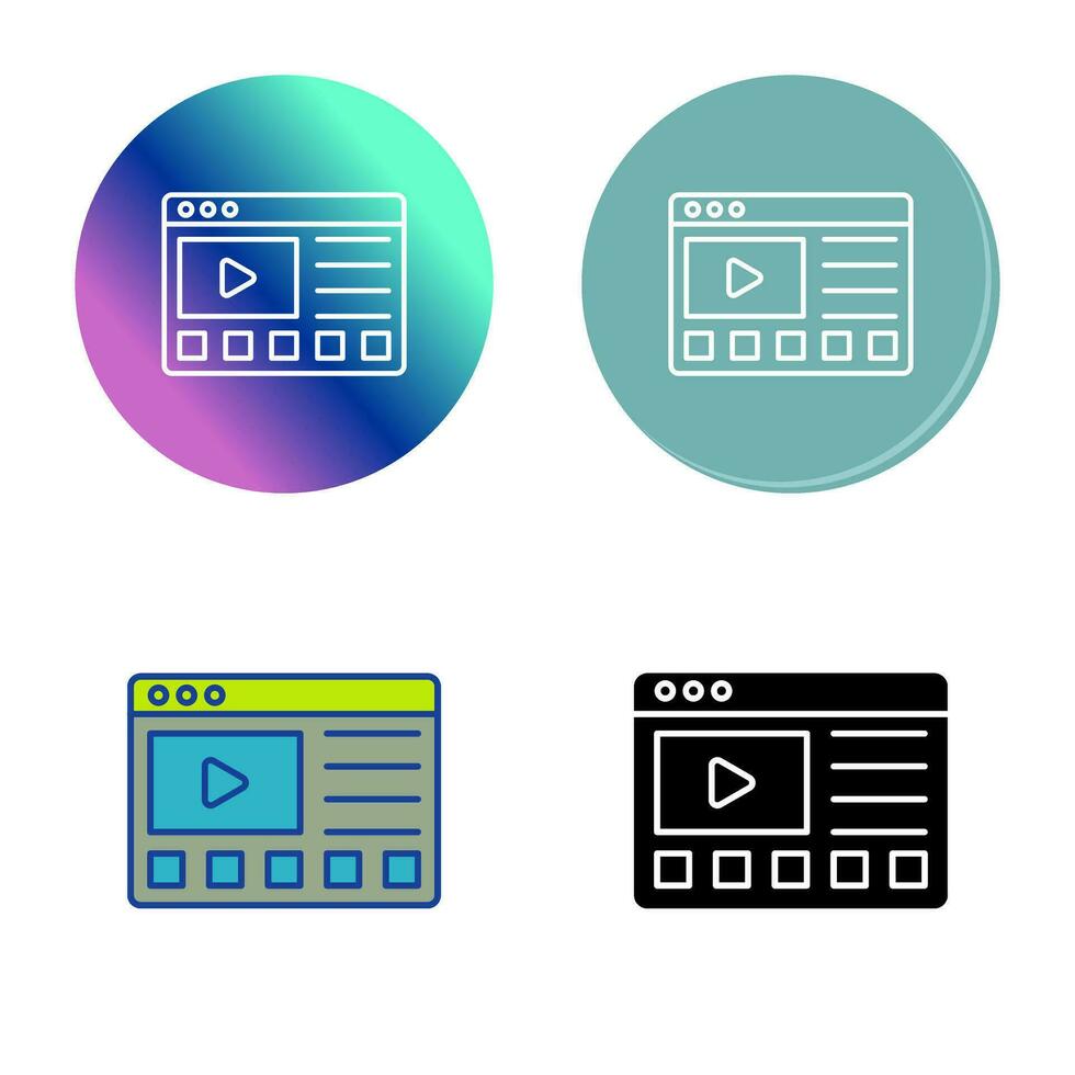 icono de vector de tutoriales en línea