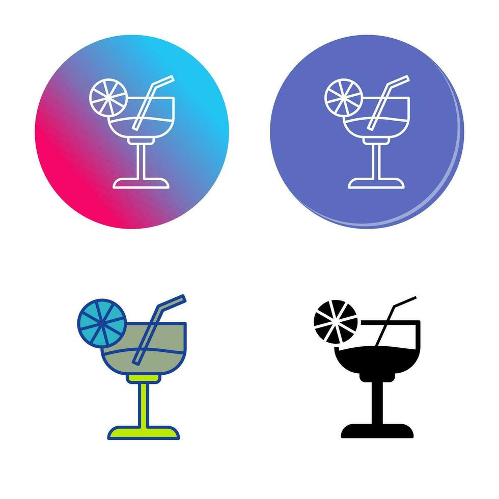 Cocktail Vector Icon