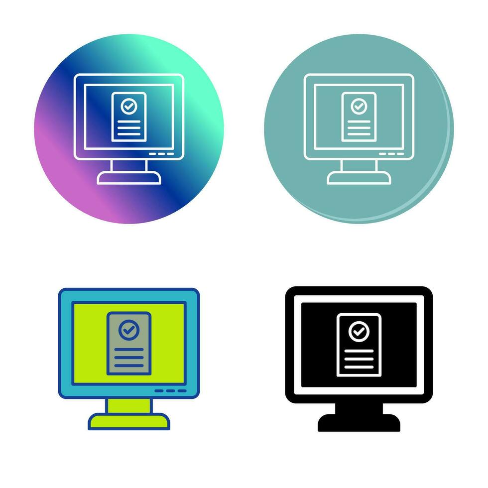 Online appointment Vector Icon