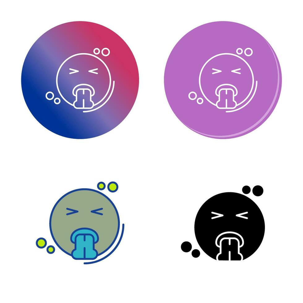 Vomit Vector Icon