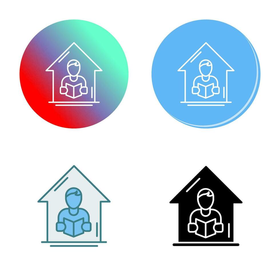 Home Learning Vector Icon