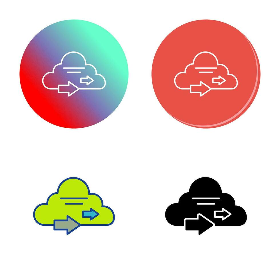 Cloud Computing Vector Icon