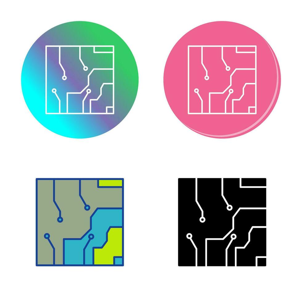 Electrical circuit Vector Icon
