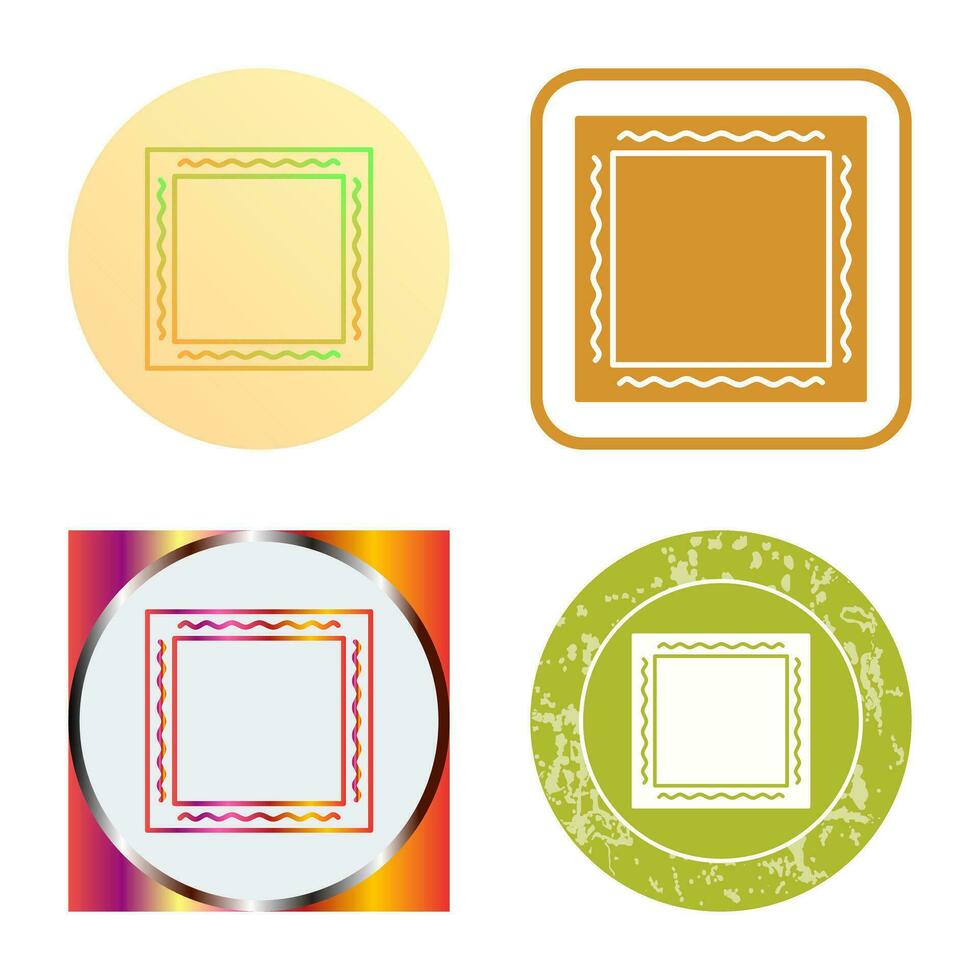 Unique Frame Vector Icon