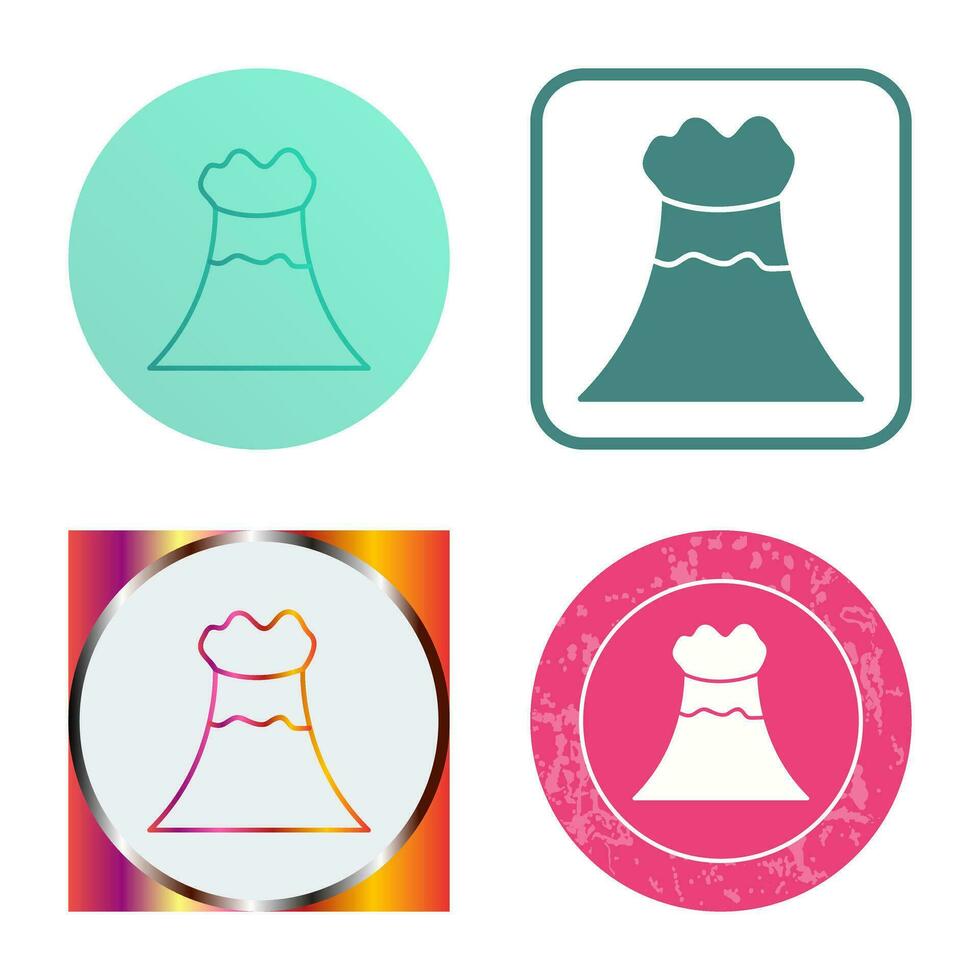 Volcano Vector Icon
