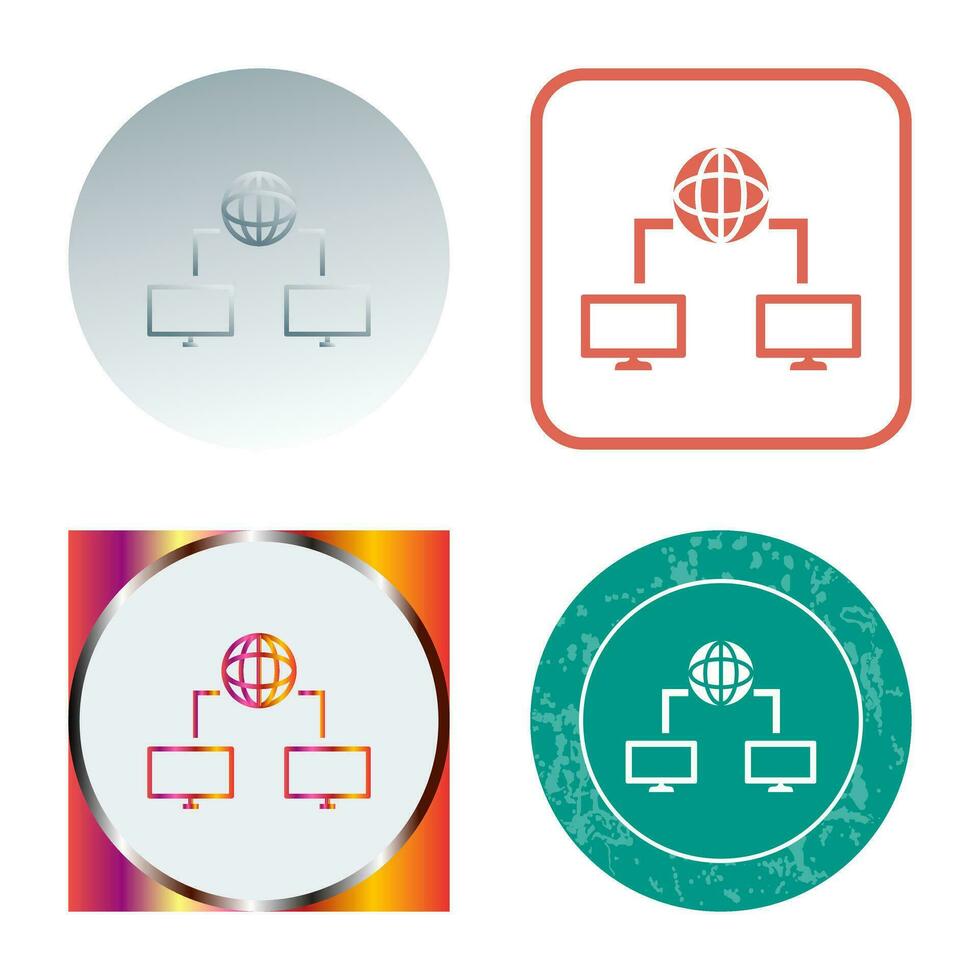 Unique Internet Connectivity Vector Icon
