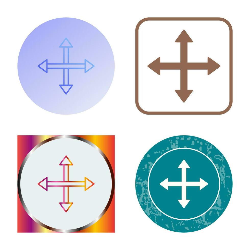 Unique Move Vector Icon