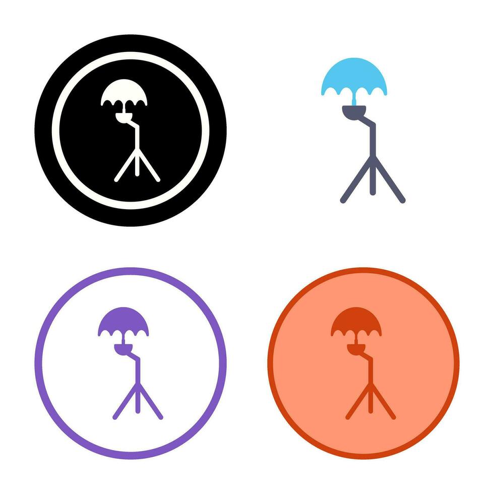 Unique Umbrella Stand Vector Icon
