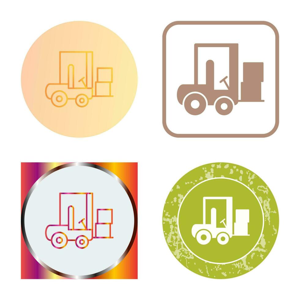 Forklifter Vector Icon