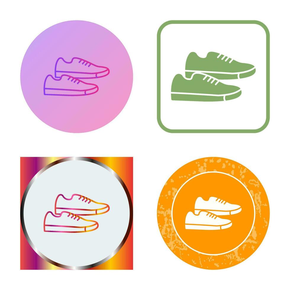 icono de vector de zapatillas