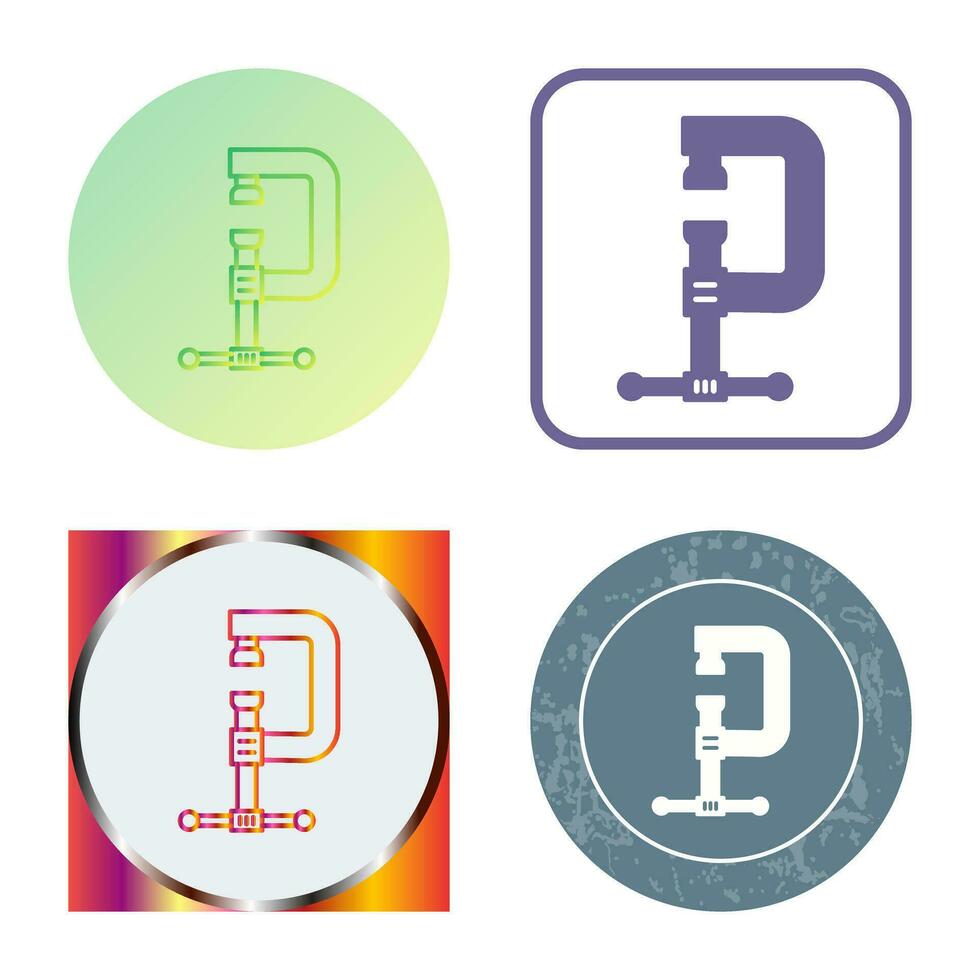 Clamp Vector Icon