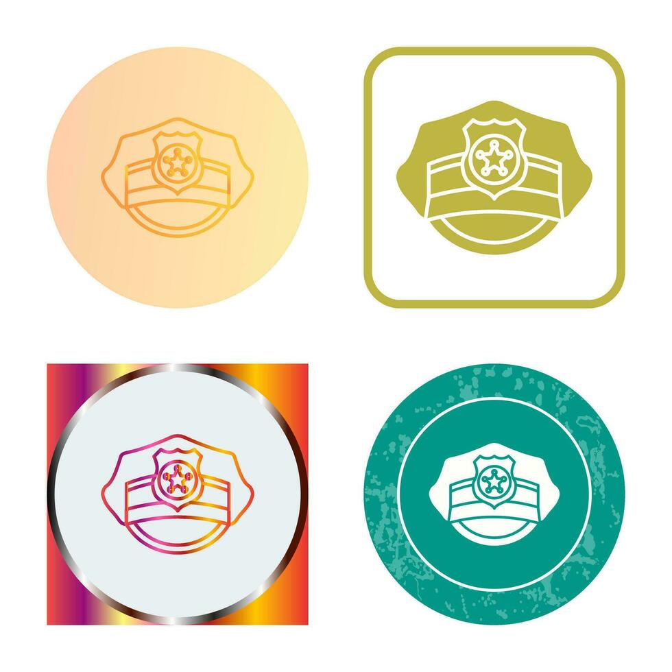 Police Hat Vector Icon