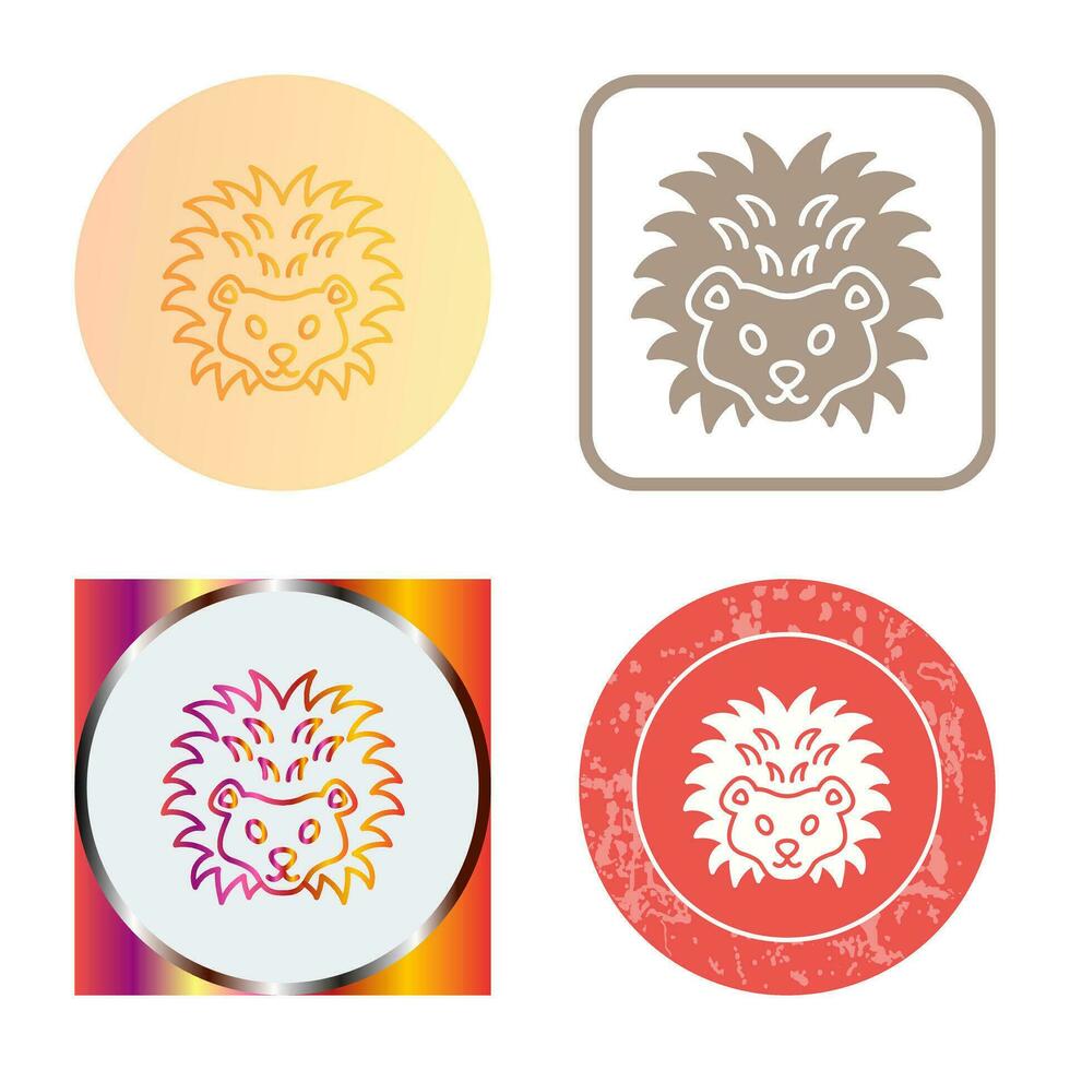 Hedgehog Vector Icon
