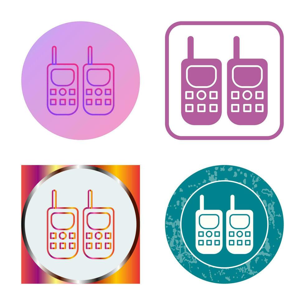 Walkie Talkie Vector Icon