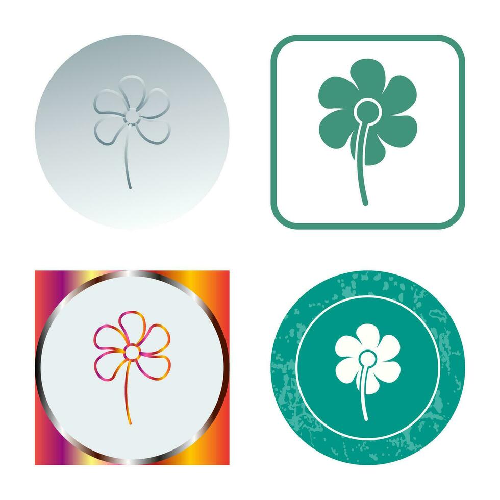 Small flowers Vector Icon