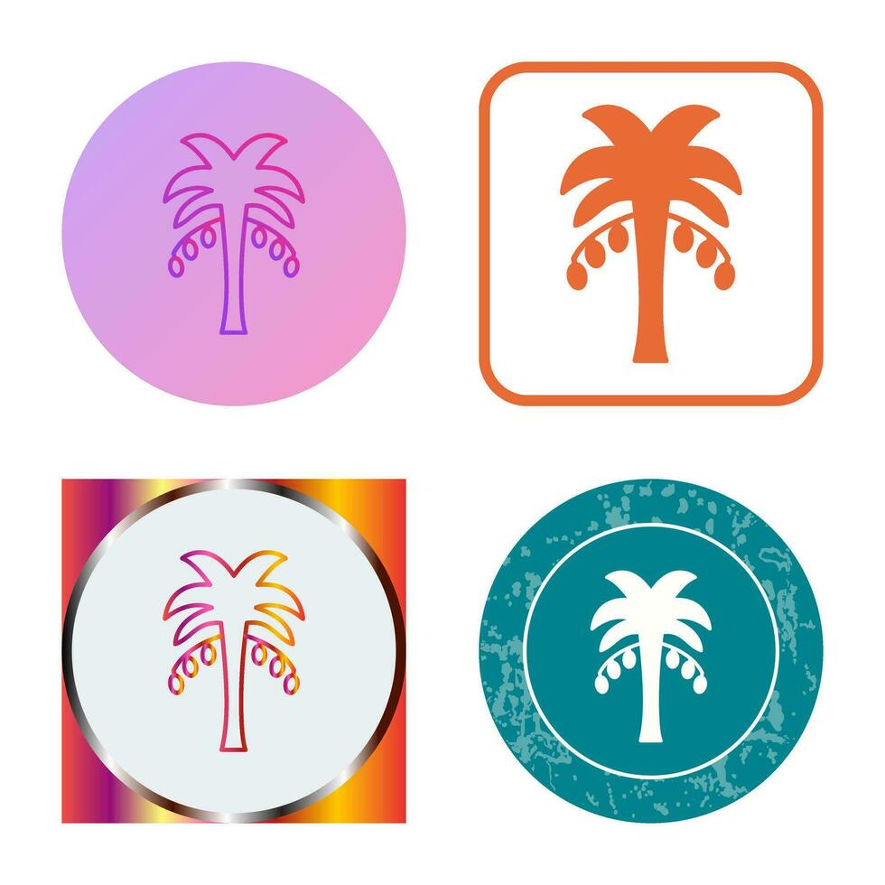 Coconut trees Vector Icon