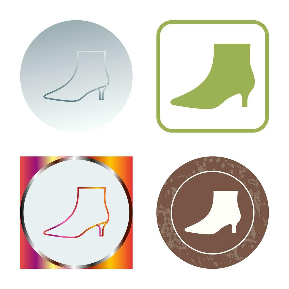 Boots with Heels Vector Icon