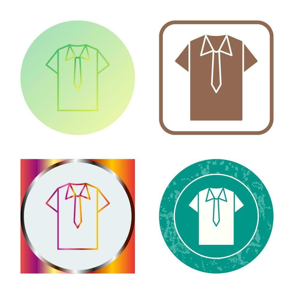 Shirt and Tie Vector Icon