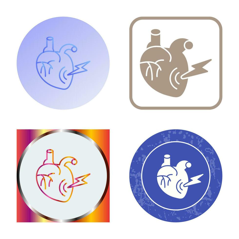 Heart Attack Vector Icon