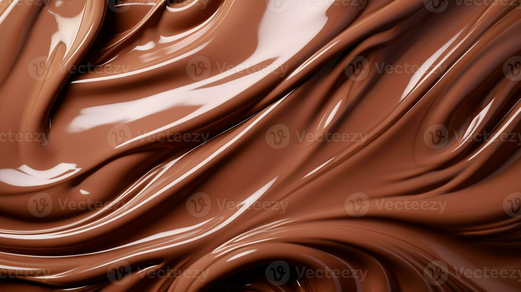 Abstract wavy chocolate background photo