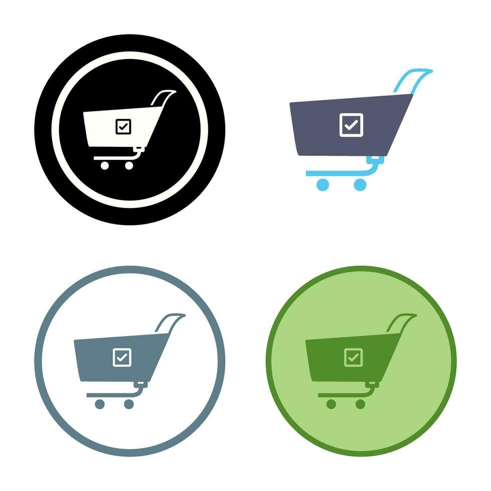 Unique Confirm Order Vector Icon