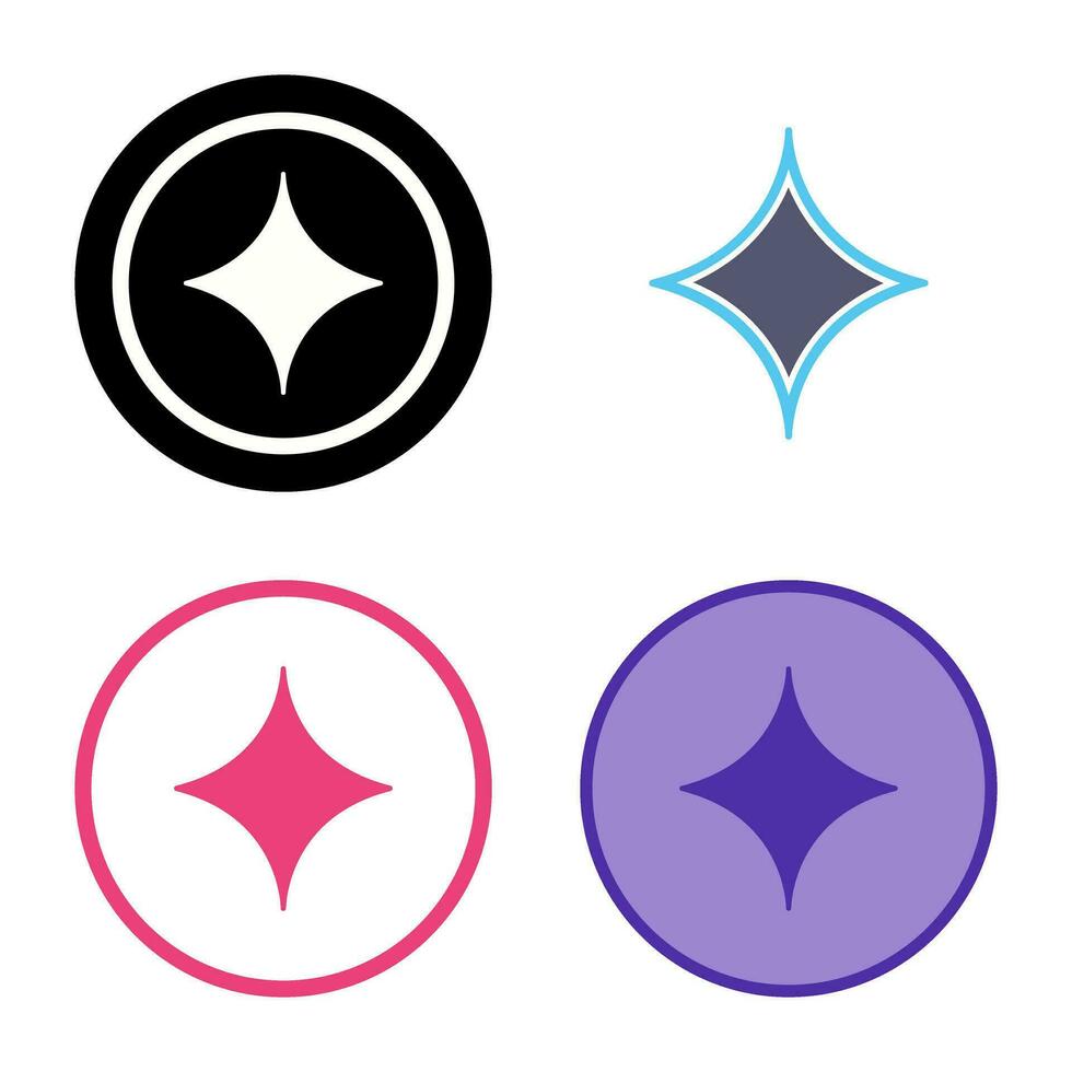 Unique Diamond Vector Icon