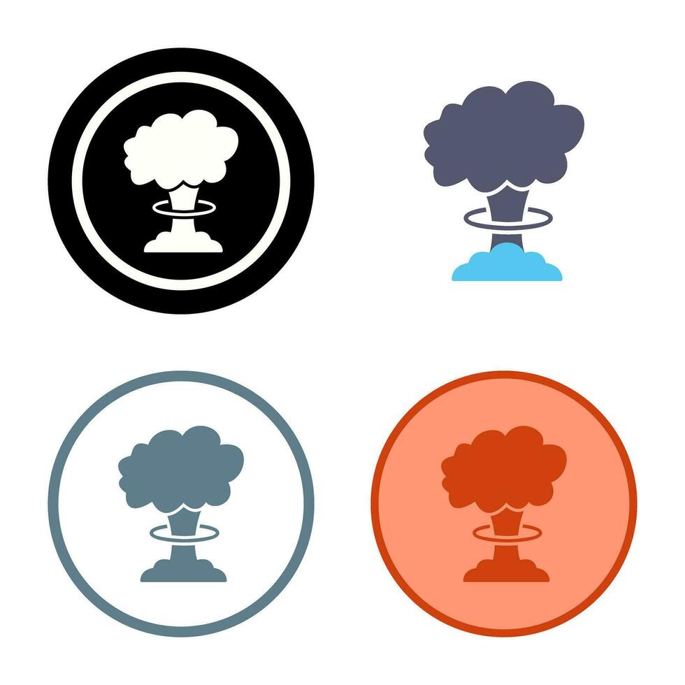 Unique Bomb Blast Vector Icon