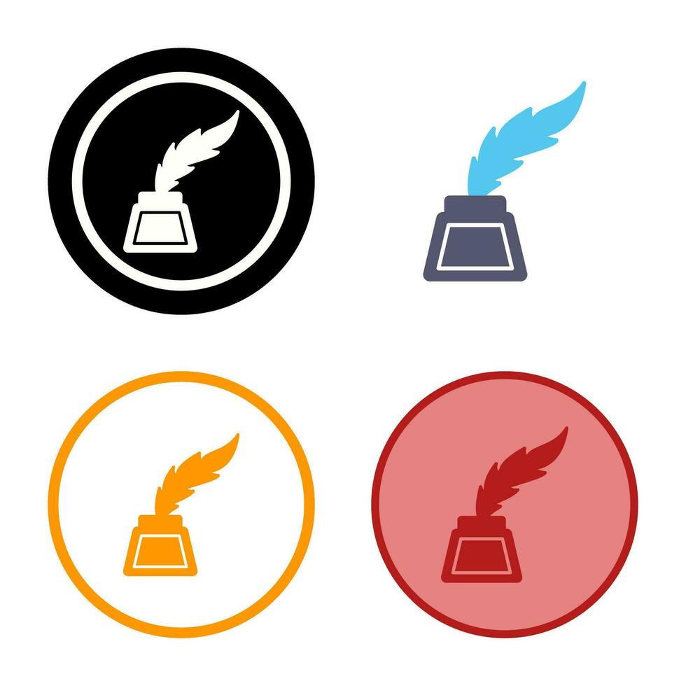 Inkwell Vector Icon
