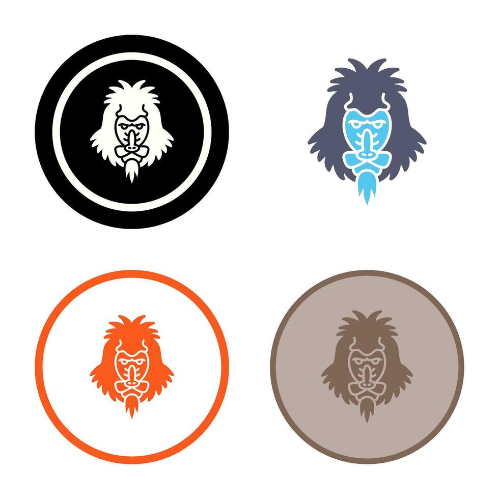 Mandrill Vector Icon
