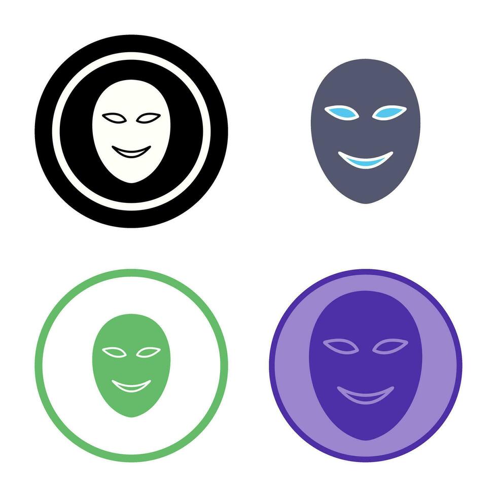 Ancient Face Mask Vector Icon