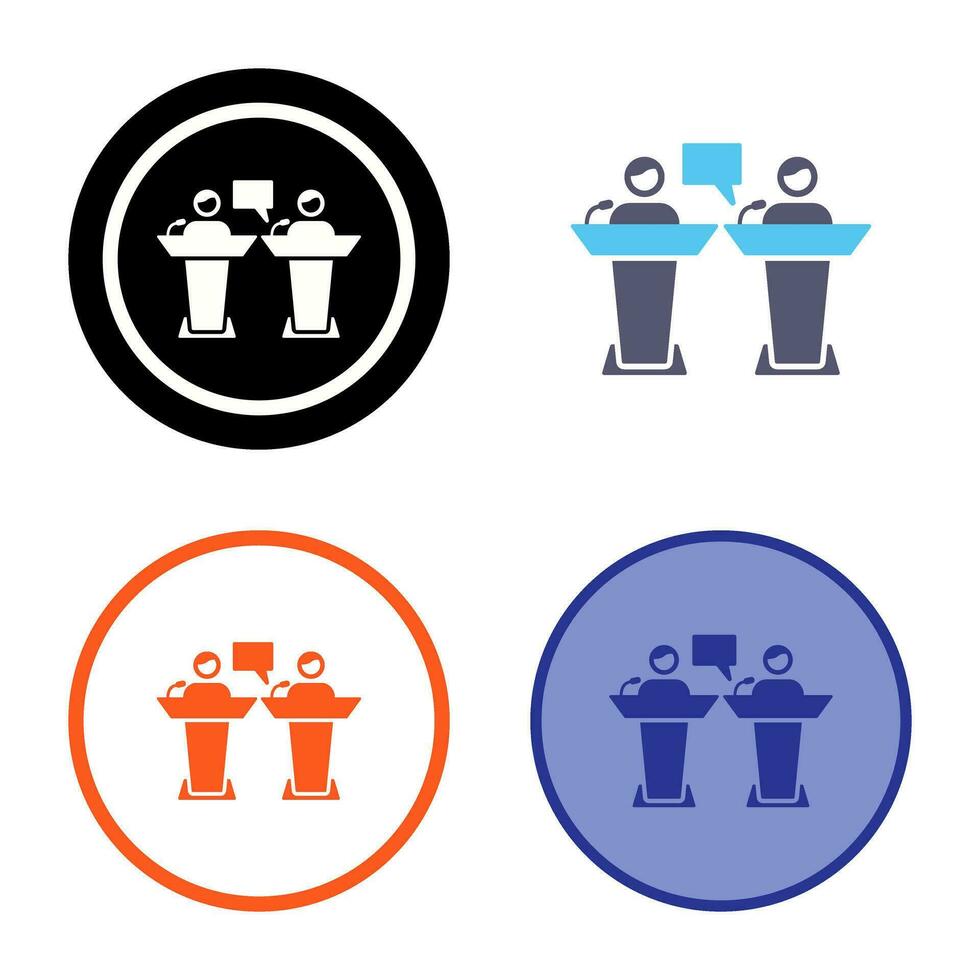 Debate Vector Icon
