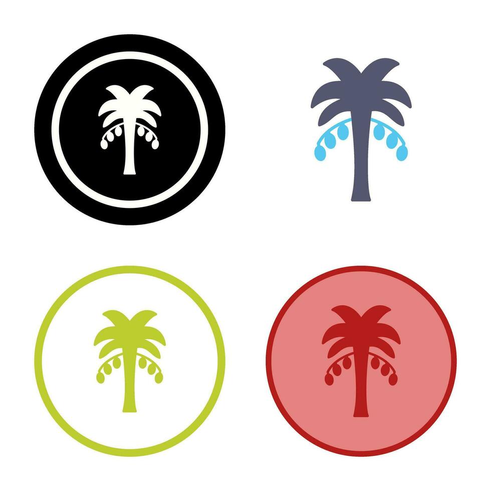 Coconut trees Vector Icon