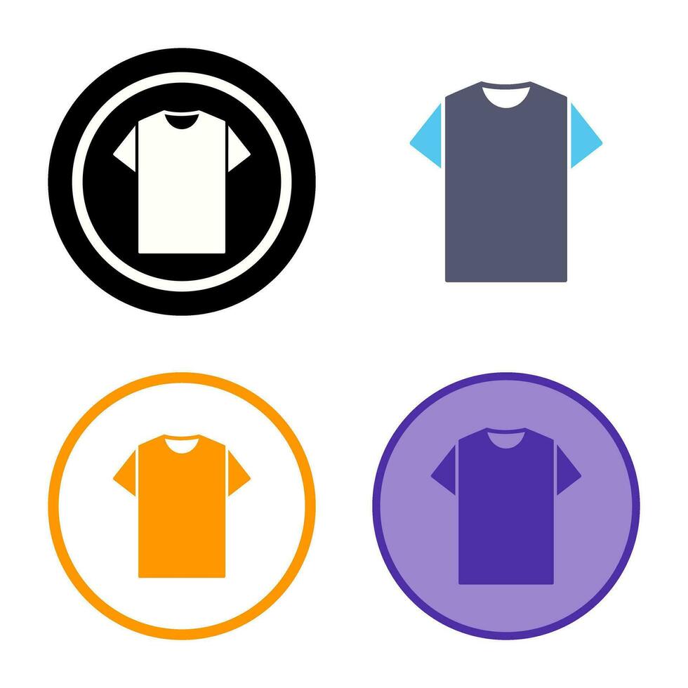 Plain T Shirt Vector Icon
